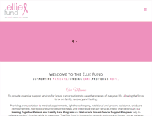 Tablet Screenshot of elliefund.org